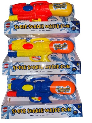 Super Soaker Action Wasserpistole für Indoor/Outdoor Spaß in 3 exotischen Farben