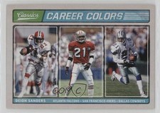 2017 Panini Classics Career Colors Deion Sanders #CC-4 HOF 2qw