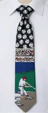 AMERICAN Sports Men's Baseball Tie Made in USA Sports Athletic 
