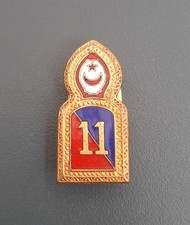 insigne Miniature Gendarmerie Mobile 11°LGM Légion de Tunisie 1945 Tunis AFN