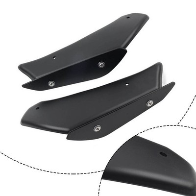 Mattschwarz Seitenspoiler Downforce Winglets Verkleidung Für BMW S1000RR 2015-18
