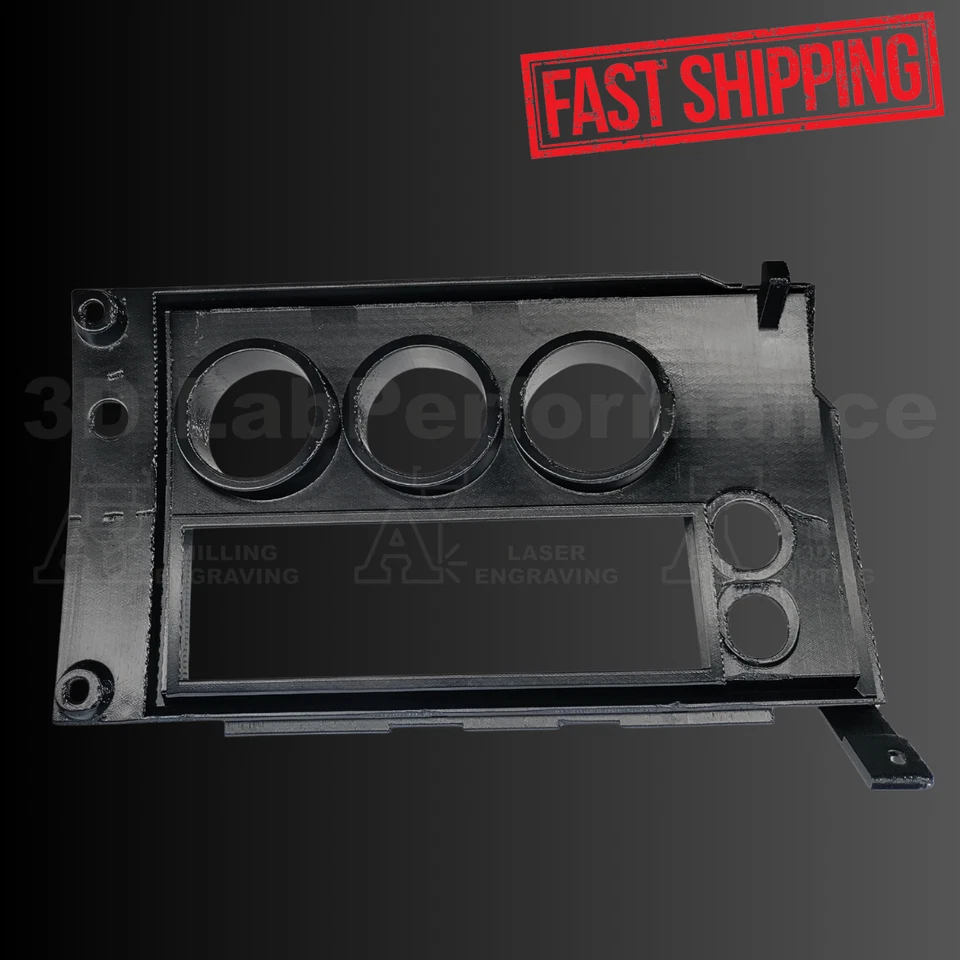 Chevrolet Blazer S10 Radio Dash Trim Bezel with Triple Gauge - Image 4 of 4