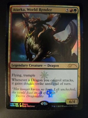 Atarka, World Render NM FOIL PROMO MTG FREE SHIPPING