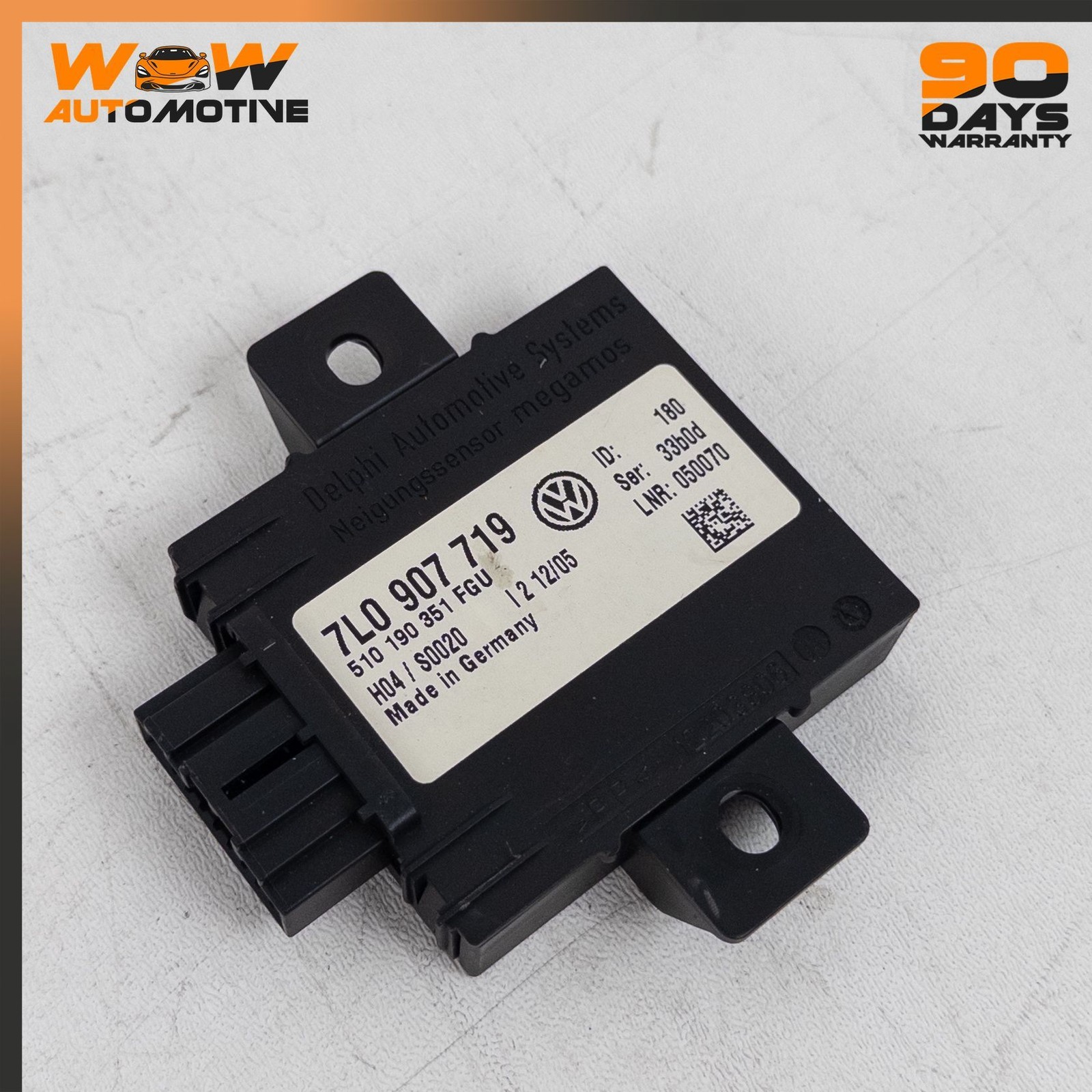 04-13 BENTLEY CONTINENTAL GT GTC REAR ANTI THEFT ALARM CONTROL MODULE UNIT OEM