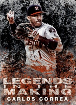 2018 Topps Legends in the Making Black #LTMCC Carlos Correa - BB