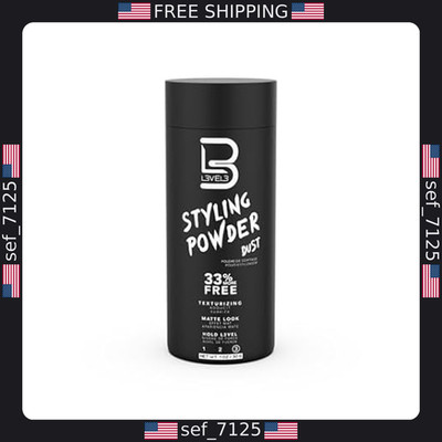 L3 Level 3 Men's Styling Powder - Natural Look, Oil-Free, Easy Application (30g)