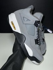 ✅ Nike Air Jordan IV Retro 4 Cool Grey 2019 TAGLIA 7 | Nero Bianco Cemento Tuono