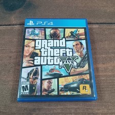 Grand Theft Auto V Five PS4 Video Game Disc and Case