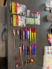 Fishing Lure Squid Metal Squid Jig Set Breed Naked Como Jig etc.