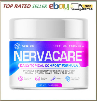GENIUS Neuropathy Nerve Relief Cream with Arnica and Vitamin B6 - Maximum Str...