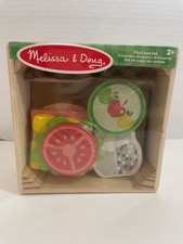 Melissa  Doug Kid  s Lunch Picnic Box 8 Piece Play Food Set - New