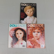 Doll Reader Magazine 1994 1995 - 3pc Lot Vintage 9374