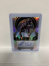 2025 Panini Select Shaun Wade Silver Prizm Auto Chicago Bears