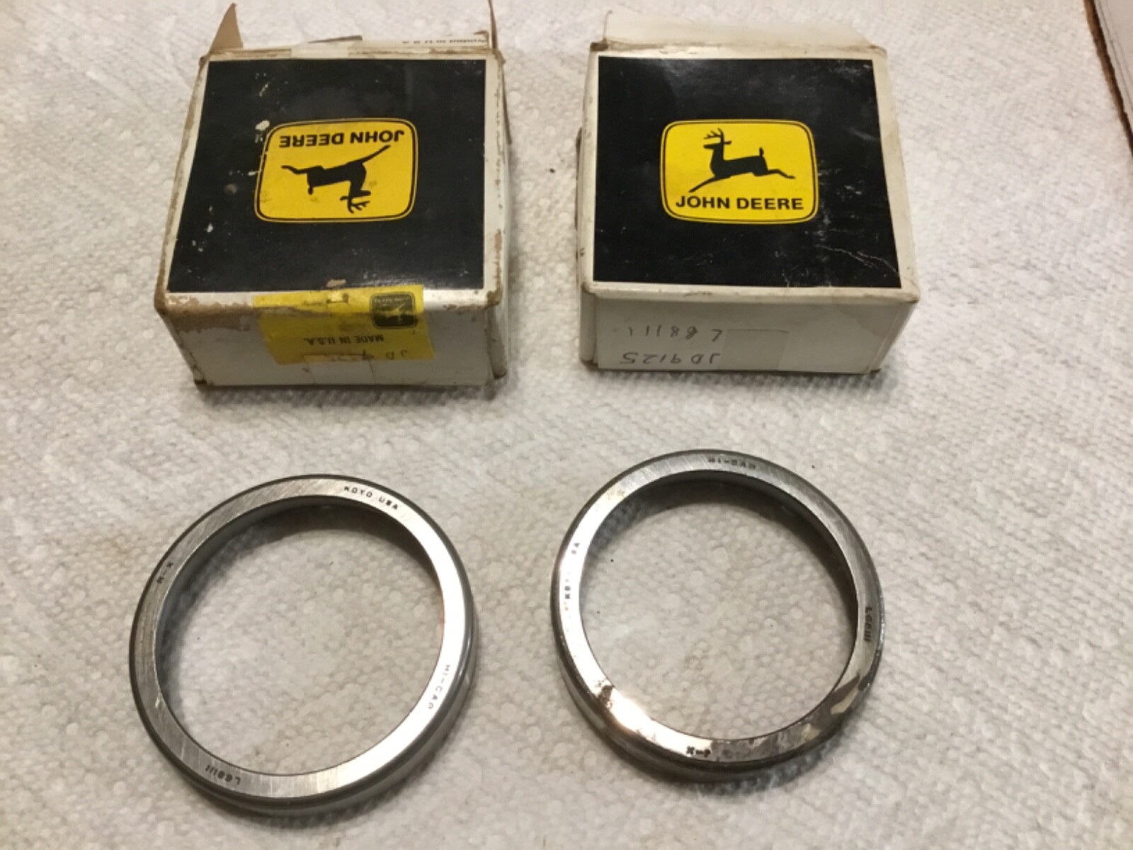2 JOHN DEERE TRACTOR BEARING CUP RACE JD9125 Timken L68111 eBay