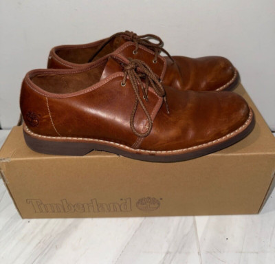 Timberland Earthkeeper Men's Brown Leather Oxfords W/Cushion Insoles Size 8 M