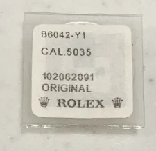 Rolex 5035 Setting Lever 5035-6042 - New Sealed Package