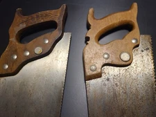 Vintage 26" Hand Saws Superior Warranted, Craftsman Ready to Return to Work🇺🇲