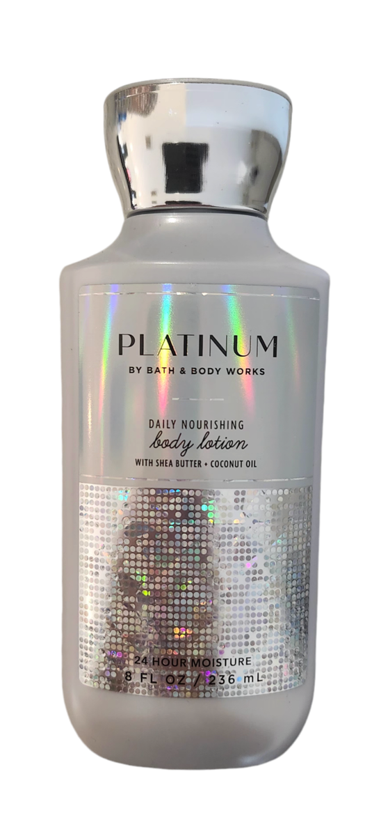 New Bath & Body Works Platinum Daily Nourishing Body Lotion 8 fl