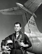 Air Force Pilot CHUCK YEAGER Glossy 8x10 Photo Print War Hero Poster Flying Ace