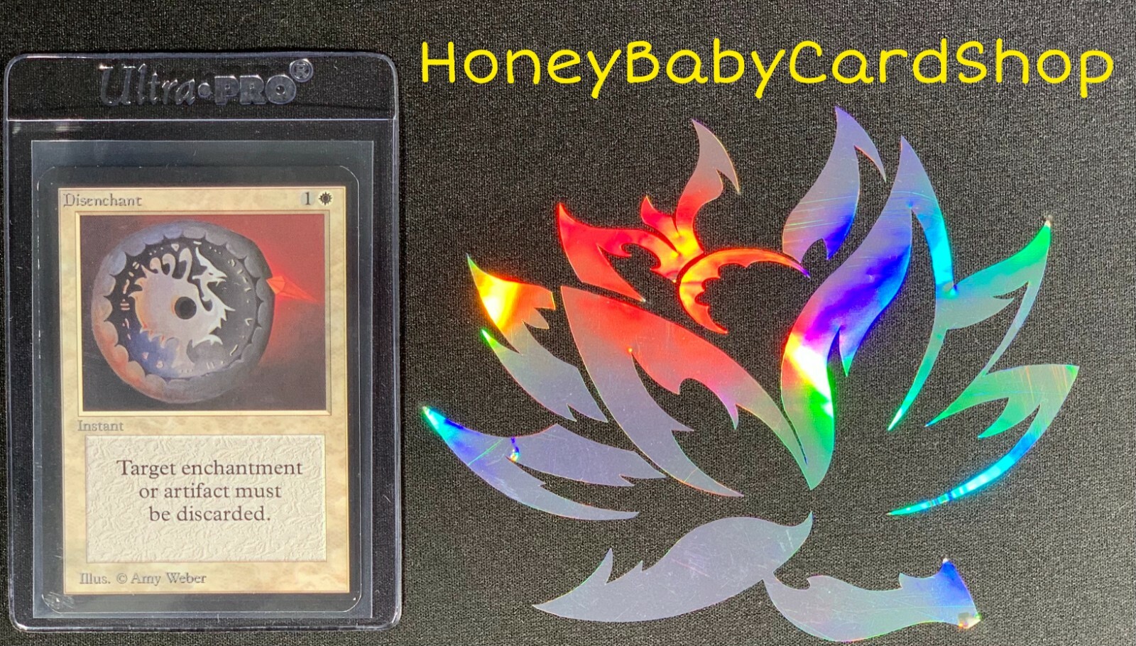 MTG Limited Edition Alpha 1993 Disenchant NM/LP+ Card LEA Old School 93/94