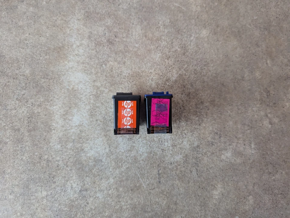 PACK DE 2 CARTUCHOS DE TINTA ORIGINALES HP 56/57 C6656A/C6657A NEGRO/TRICOLOR H1-1(97) Foto 3 de 4