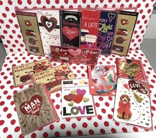 Valentine  s Day Greeting Cards Assorted NEW IN PLASTIC - Qty 14