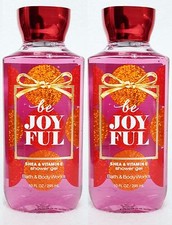 2 Bath  Body Works BE JOYFUL Shower Gel Body Wash 10 oz New