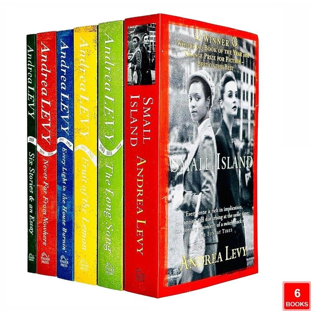 Andrea Levy Collection 6 Books Set Small Island, Long Song, Fruit of The Lemon