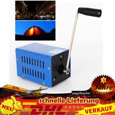 Handkurbel Notstromgenerator Generator Handgenerator Ladegerät USB-Anschluss 20W
