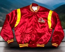 Vintage Swingster Kansas City Chiefs Satin Promo Bomber Jacket Mens Large