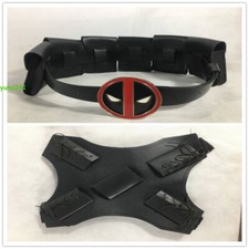 X-men Deadpool Wade Wilson Cosplay Fight Leather Bag Belt Jumpsuit Accessories