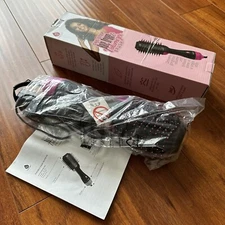 black pink pursonic one step hair dryer volumizer brush hair straightener curler