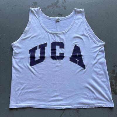 Vintage 80s University Of Central Arkansas UCA Bear Tank Top