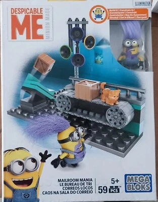 Mega Bloks Despicable me bureau de tri neuf officiel megabloks minion - Photo 1/3