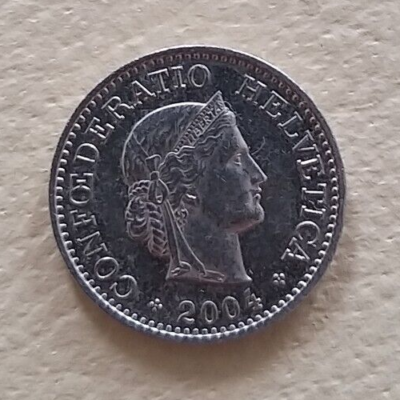 Coin, Switzerland, 10 Rappen, Confoederatio Helvetica 2004 KM# 29a