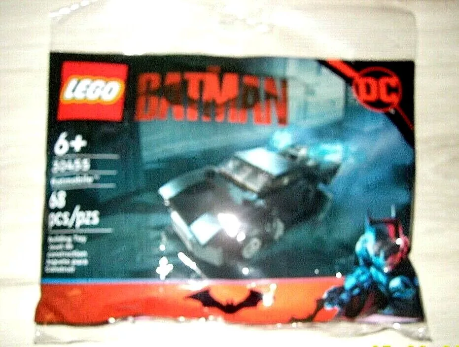 Lego 2022 The Batman Batmobile 30455 Poly Bag Complete Set Factory Sealed