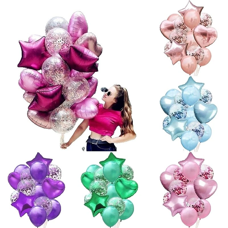 Globos de papel aluminio fiesta irregular Compromiso