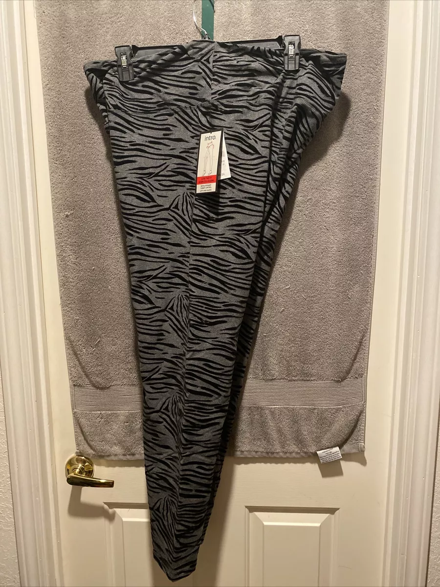 Intro. Love The Fit Leggings - Revolutionary Tummy Control - NWT - Grey Htr  - 3X