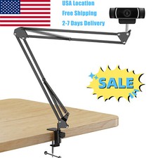 Webcam Stand, Desktop Clamp Adjustable Suspen...