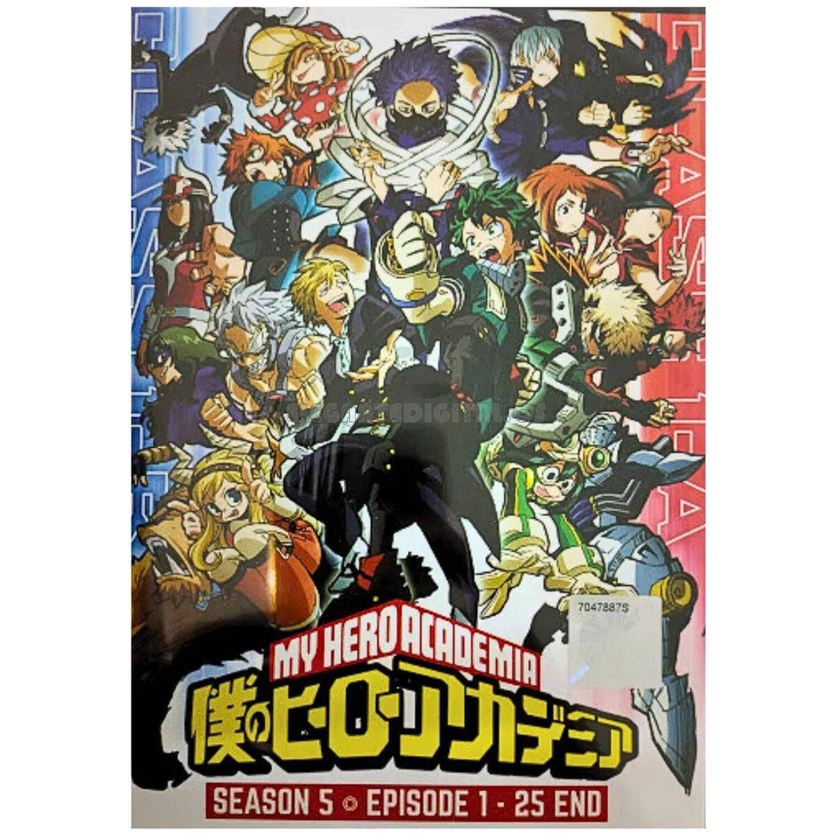 ENGLISH DUBBED Boku no Hero Academia Season 5 (VOL.1 - 25 End) DVD All  Region