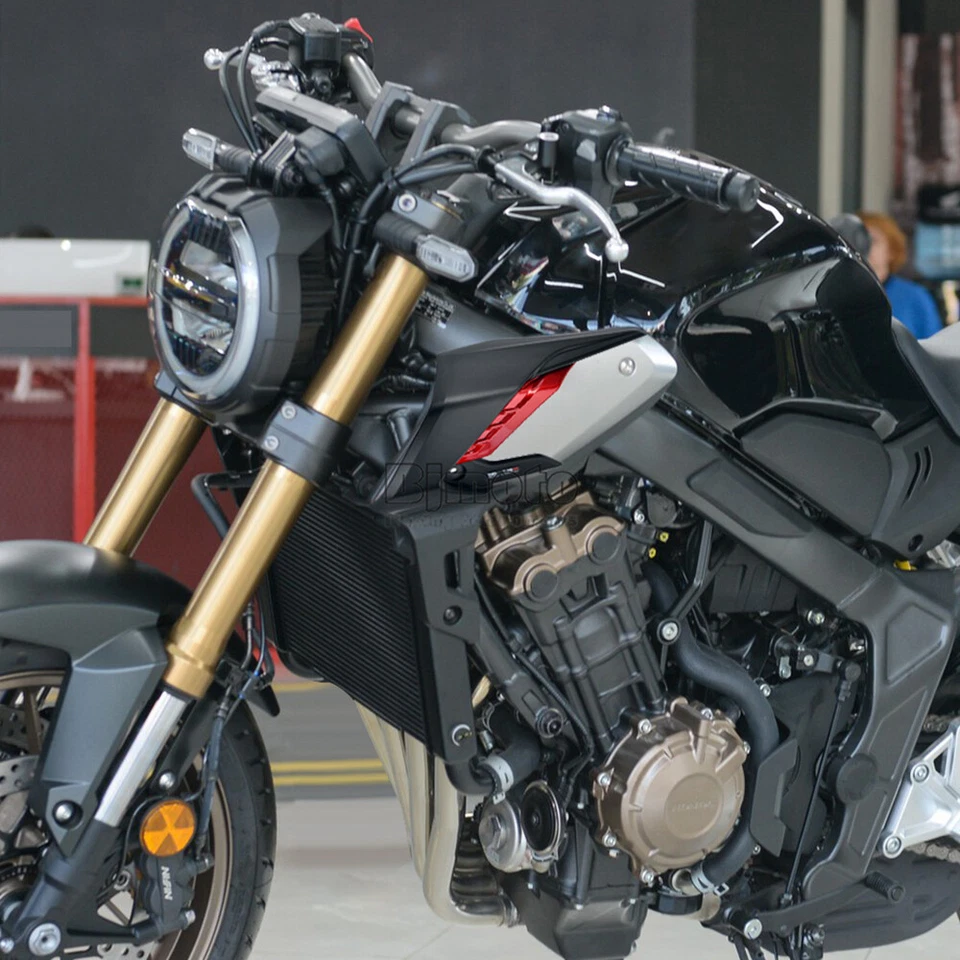 For 2019-2023 Honda CB650R Front Fairing Winglets Fin Trim Side Wing Cover — 第 3/4 张图片