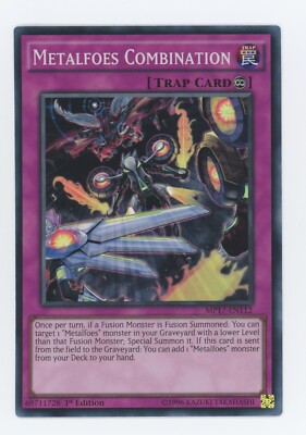 Yugioh Metallfeinde Kombination MP17-DE112 Super Rare 1. Auflage Mint x3