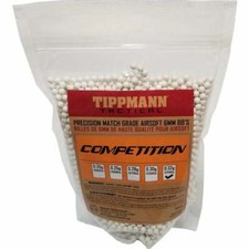 Tippmann Tactical Airsoft Competition BBs 6mm 0.32g 1kg 3570 BB Count Bag White