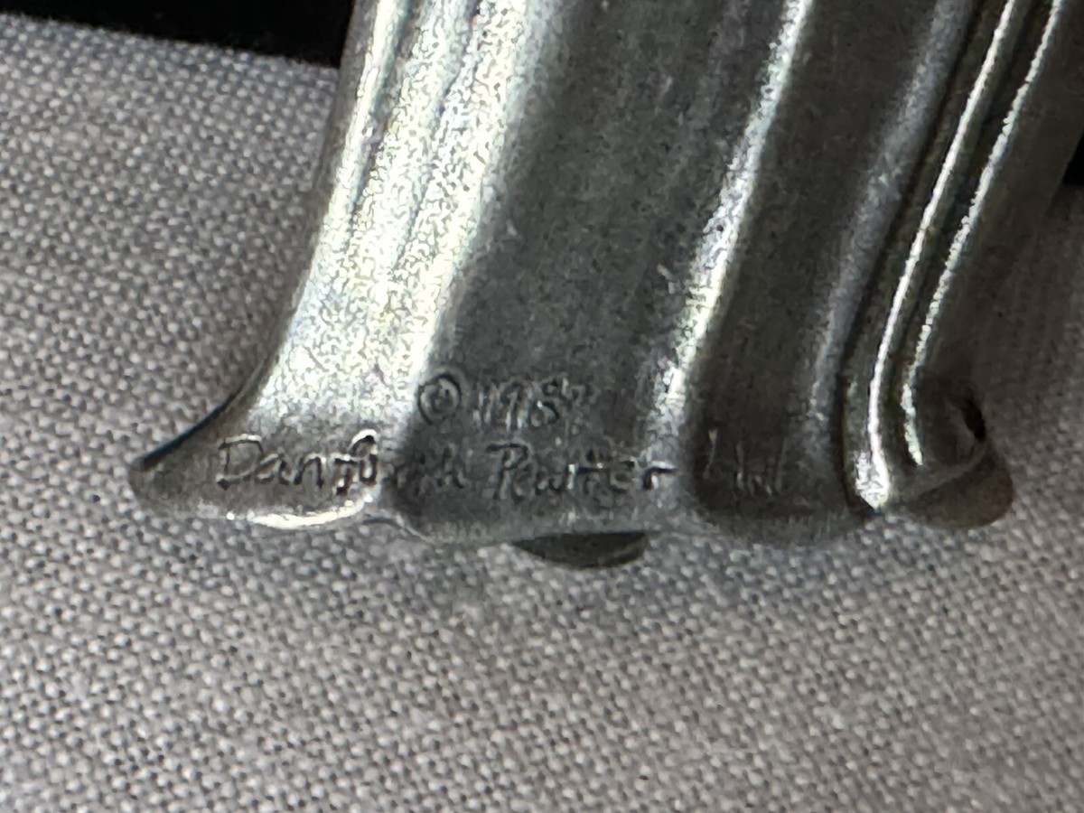 Danforth Pewter Angel Pendant Necklace View 3