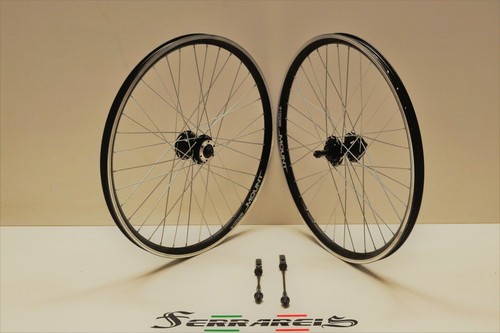 CERCHI RUOTE 24 MTB IN ALLUMINIO A DISCO NERI DA 1 A 6V | eBay