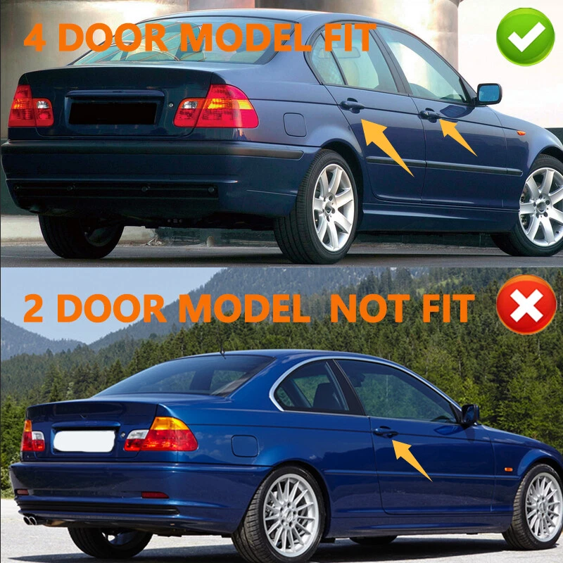 CSL Style Rear Ducktail Spoiler Wing For 1999-2006 BMW 3 Series E46 Sedan Black Foto 2 de 4