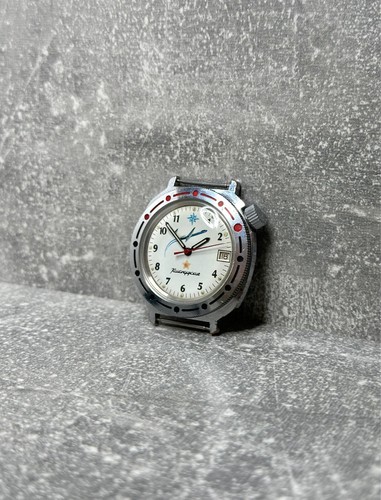 Vintage Soviet watch VOSTOK 2409. KOMANDIRSKIE. Airplan. Made in USSR-Serv- - Picture 11 of 17