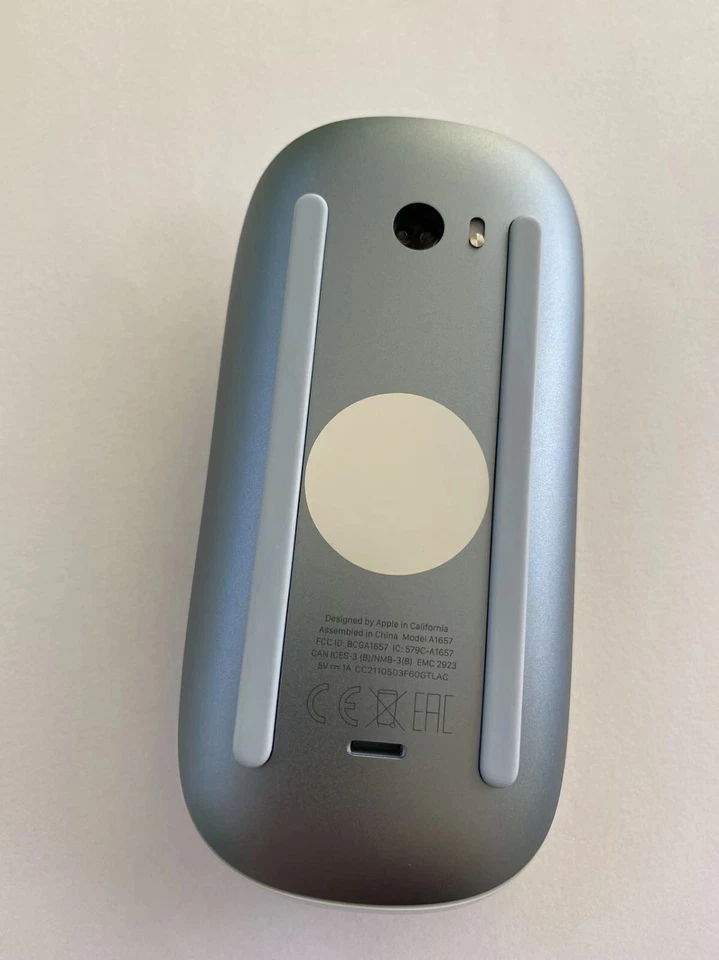 Apple Magic Mouse V2 A1657 Wireless Bluetooth, Rechargeable - Blue (MLA02LZ/A) - Image 2 of 2