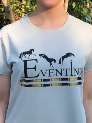 EQ-STAR Eventing Light Beige Slim Fit Crewneck T-shirt X-Large