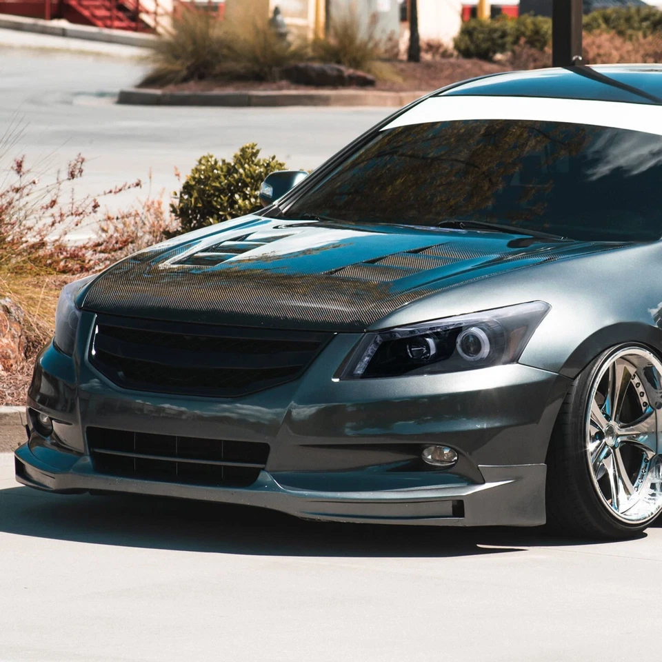 PARA 08-12 Honda Accord 4d Sedán Proyector Ahumado Faros Halo LED Intermitente Foto 4 de 4